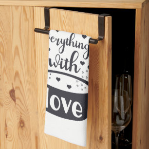 Paño De Cocina Temporada todo con amor cita