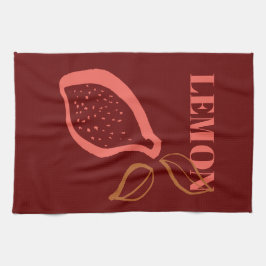 Paño De Cocina Tendencia de Ilustraciones de frutas y verduras