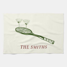 Paño De Cocina Tenis y Martini