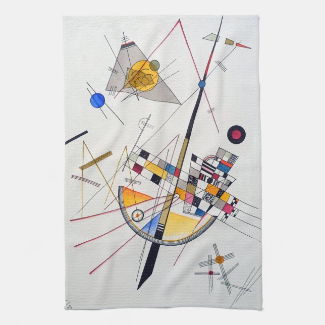 Paño De Cocina Tensión Delicado De Kandinsky (Vertical)
