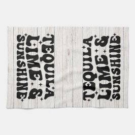 Paño De Cocina Tequila, Lime y Sunshine