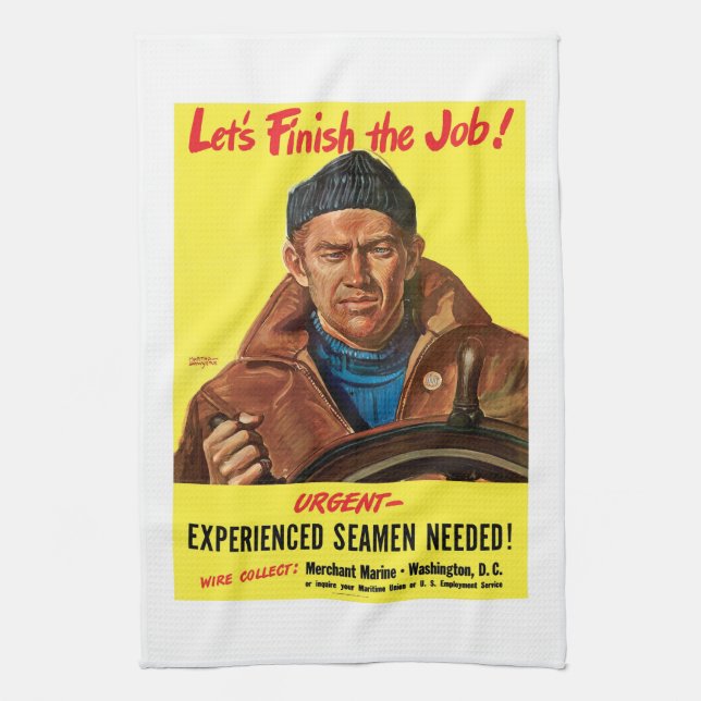 Paño De Cocina ¡Terminemos El Trabajo! (Vertical)