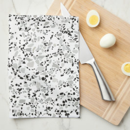 Paño De Cocina Terrazzo blanco moderno