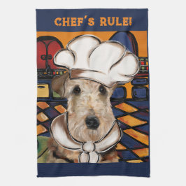 PAÑO DE COCINA TERRIER AIREDALE       