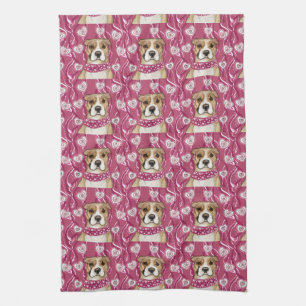 PAÑO DE COCINA TERRIER STAFFORDSHIRE AMERICANO