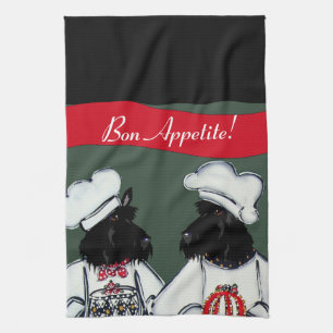 Paño De Cocina Terriers Escoceses     