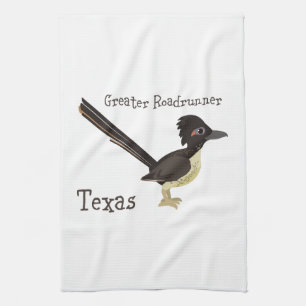 Paño De Cocina Texas Greater Roadrunner
