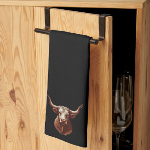 Paño De Cocina Texas Longhorn