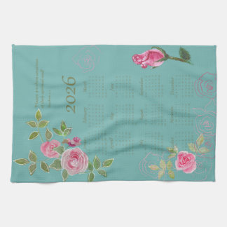 Paño De Cocina texto del año JW personalizable con calendario 