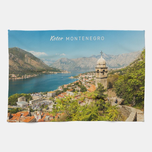 Paño De Cocina Texto personalizado Montenegro (Horizontal)