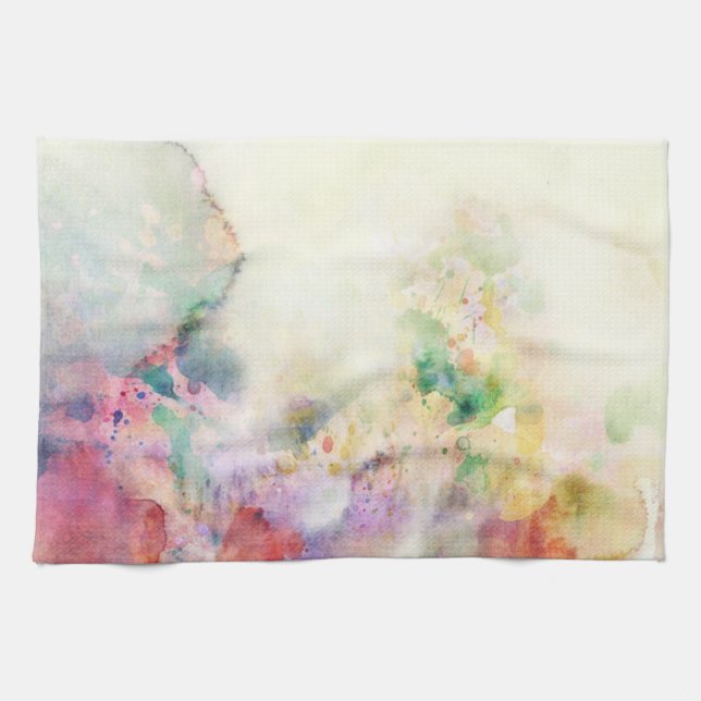 Paño De Cocina Textura abstracta del grunge con la pintura de la (Horizontal)