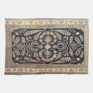 Paño De Cocina Textura de alfombra persa turca antigua