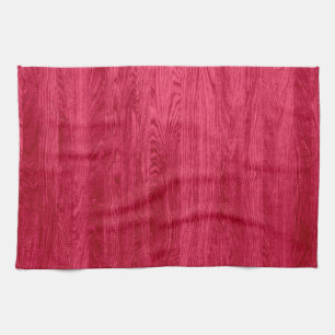 Paño De Cocina Textura de grano de madera roja