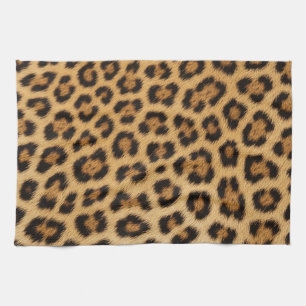 Paño De Cocina textura de leopardo piel cuero animal estampado pa