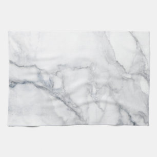 Paño De Cocina Textura de mármol blanco