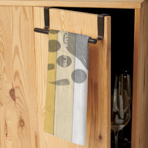 Paño De Cocina textura de suelo de madera de la bandera del Orgul