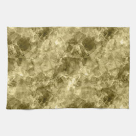 Paño De Cocina Textura en bruto de bronce