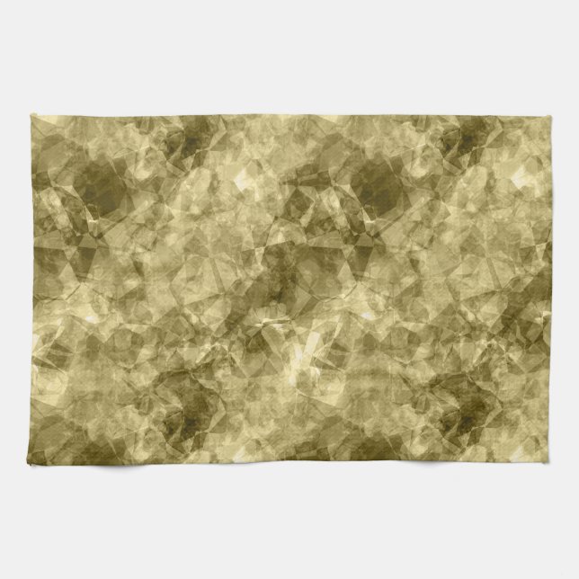 Paño De Cocina Textura en bruto de bronce (Horizontal)