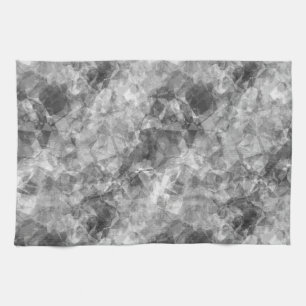 Paño De Cocina Textura en bruto de carbón vegetal