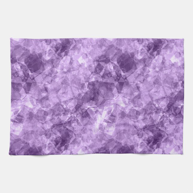 Paño De Cocina Textura morada oscura en ruinas (Horizontal)