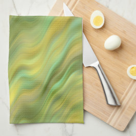 Paño De Cocina Textura ondulada amarillo giratoria