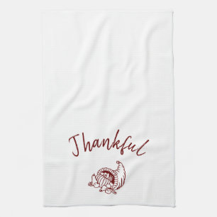 Paño De Cocina Thankful Cornucopia Kitchen Towel