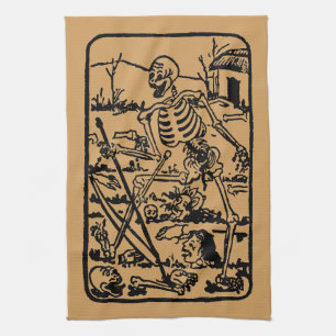 Paño De Cocina The Death - Old Indian/Asian tarot Card