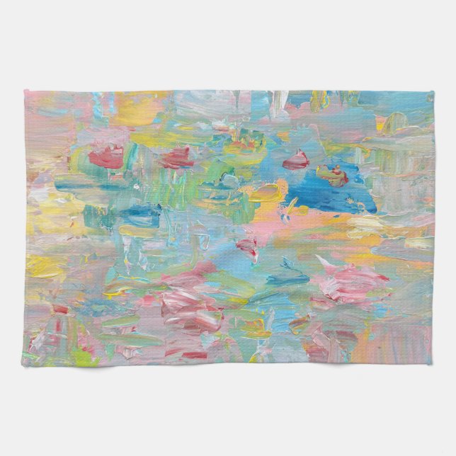 Paño De Cocina The Garden of Delight clock  (Horizontal)