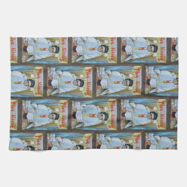 Paño De Cocina The King Tells All (Horizontal)