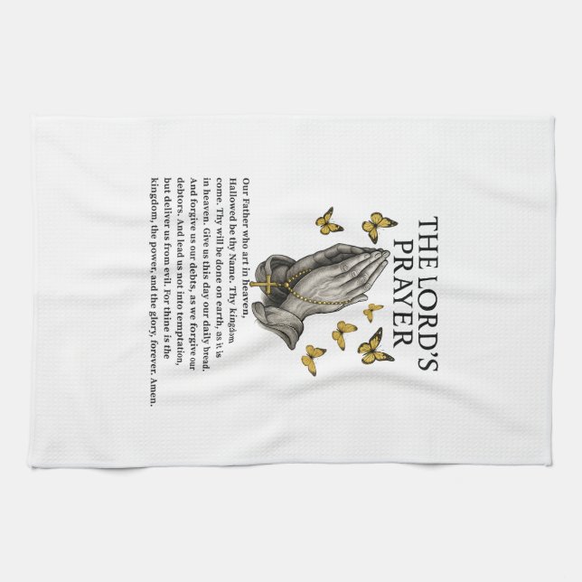 Paño De Cocina The Lord's Prayer (Horizontal)