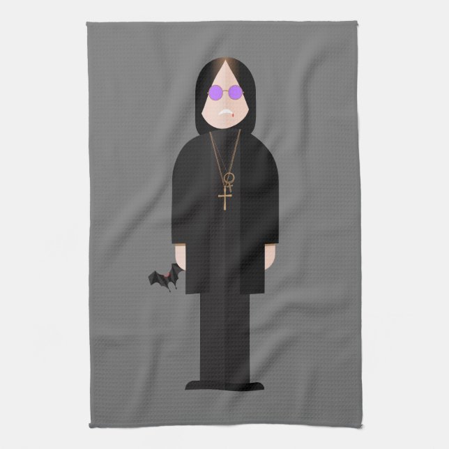 Paño De Cocina The Prince of Darkness – Rock Legend Kitchen Towel (Vertical)