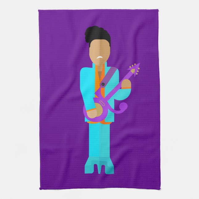 Paño De Cocina The Purple Pixie – Funk Legend Kitchen Towel (Vertical)