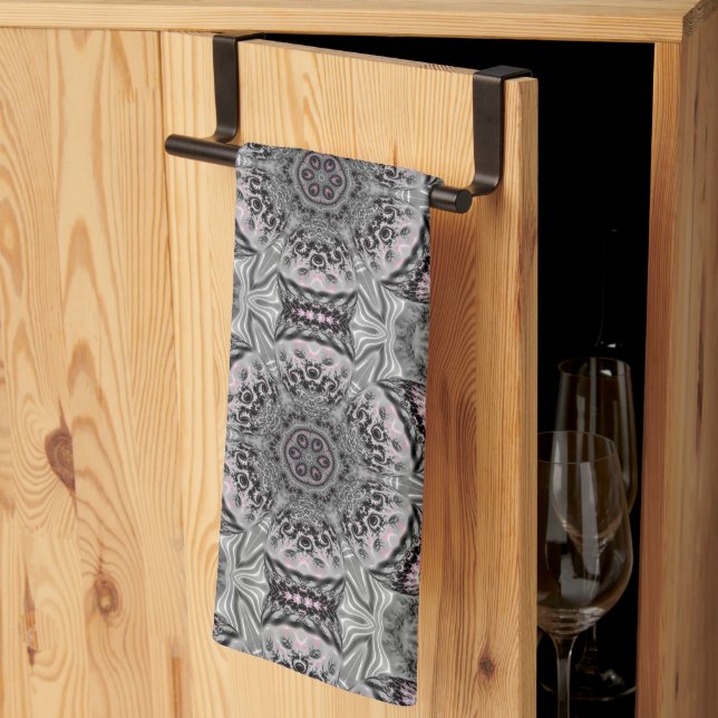 Paño De Cocina The Silver Fractal Garden (Pliegue de tercios)