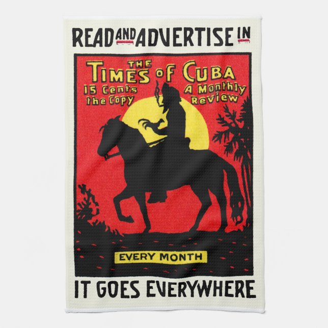 Paño De Cocina The Times of Cuba de 1920 (Vertical)