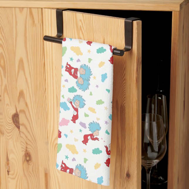 Paño De Cocina Thing One Thing Two Sweet Things Pattern (Pliegue de tercios)