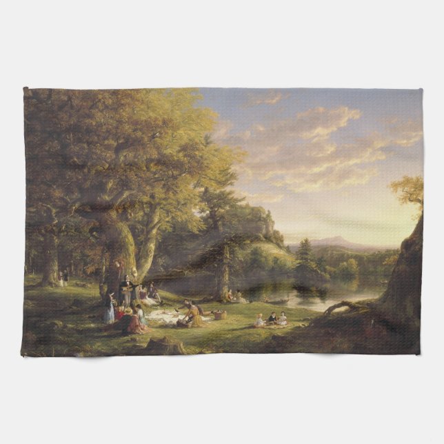 Paño De Cocina Thomas Cole The Pic-Nic (Horizontal)