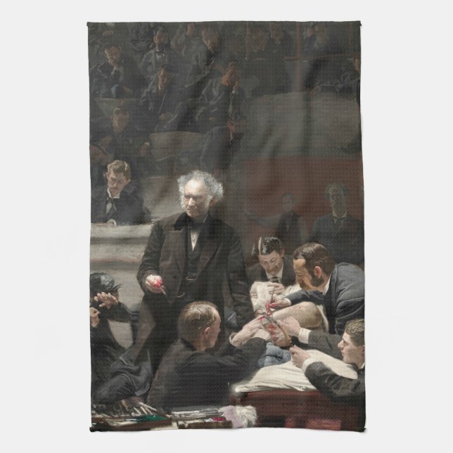 Paño De Cocina Thomas Eakins La Clínica Bruta (Vertical)