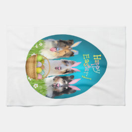 Paño De Cocina Three Collie Bunny