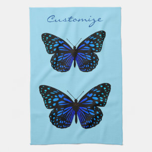 Paño De Cocina Thunder_Cove de mariposa azul