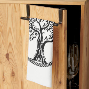 Paño De Cocina Thunder_Cove del árbol de la vida