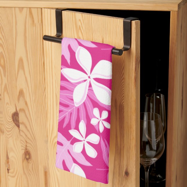 PAÑO DE COCINA TIARE (ROSA) (Pliegue de tercios)