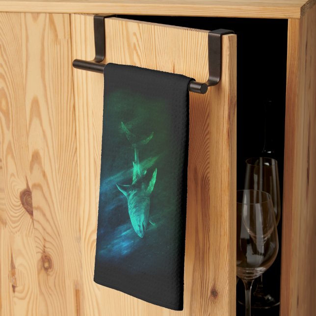 Paño De Cocina Tiburón (Pliegue de tercios)