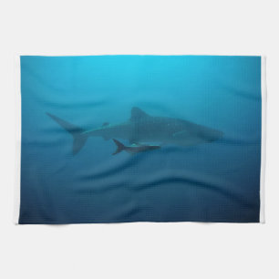 Paño De Cocina Tiburones Peces Agua del Océano Tropical Playa Paz