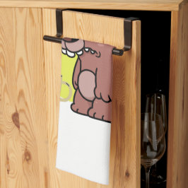 PAÑO DE COCINA ¡TIEMPO DE APERITIVOS!- ANIMAL-FUNNY- CAFÉ-COOKIS