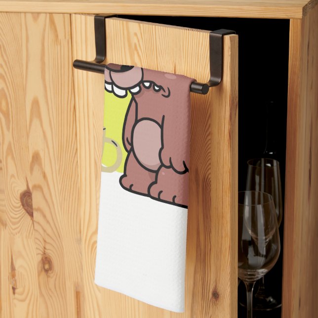 PAÑO DE COCINA ¡TIEMPO DE APERITIVOS!- ANIMAL-FUNNY- CAFÉ-COOKIS (Pliegue de tercios)