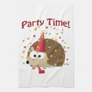 Paño De Cocina Tiempo de fiesta! Confetti Hedgehog