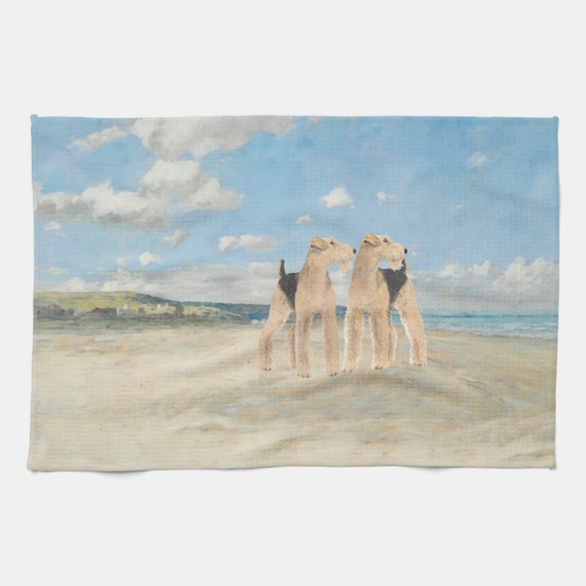 Paño De Cocina Tiempo de Playa (Horizontal)