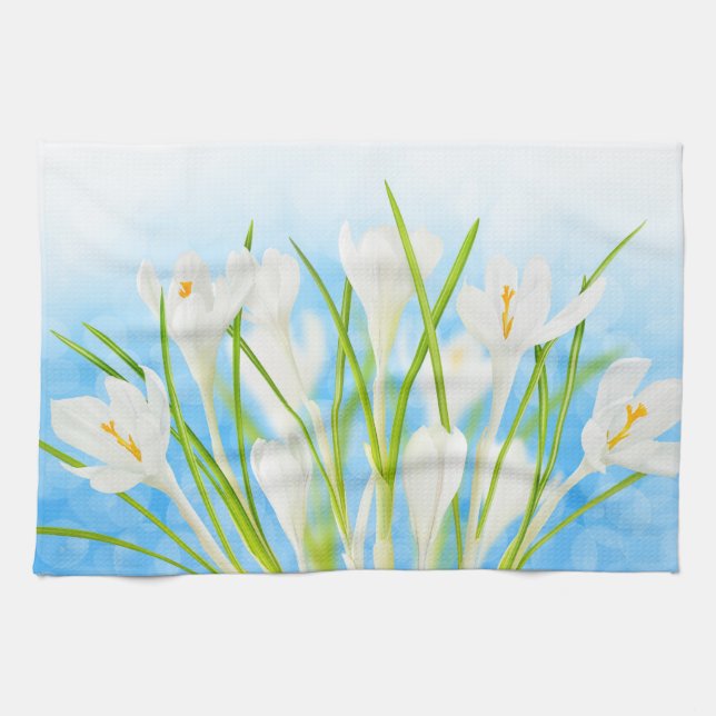 Paño De Cocina Tiempo de primavera (cruces blancos) (Horizontal)