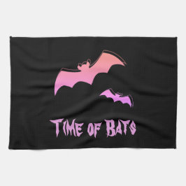 Paño De Cocina Tiempos de murciélago - Resumen rosa y púrpura de 