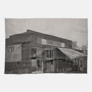 Paño De Cocina Tienda de alimentación abandonada